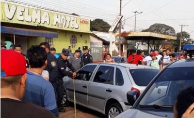 Sitio en donde ocurrió el homicidio.