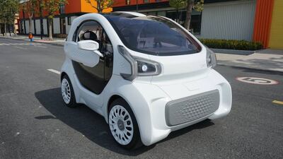 El primer coche chino impreso en 3D en serie.