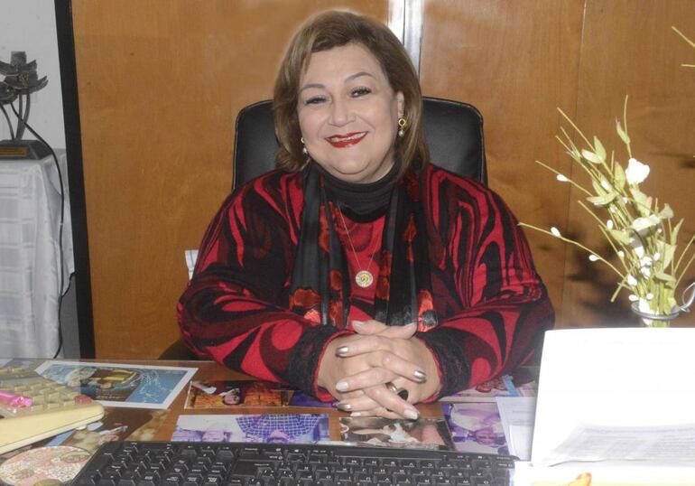 Dra. Laura Guaragna, presidenta de la Cámara de Farmacias del Paraguay. (Foto: Juan Ramón Ávila, ABC Color). 