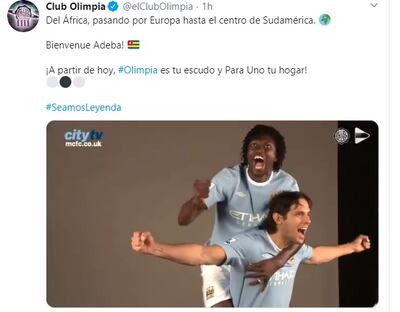 Emmanuel Adebayor, Olimpia.