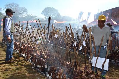 El costo del asado al estilo misionero será de G. 60.000 por estaca.