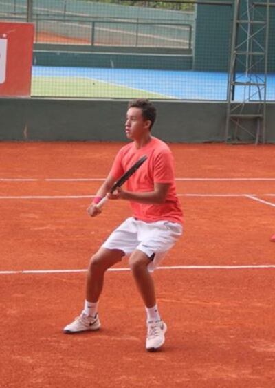 Lucas Brítez Risso arrancó ganando en el torneo de Brasilia.