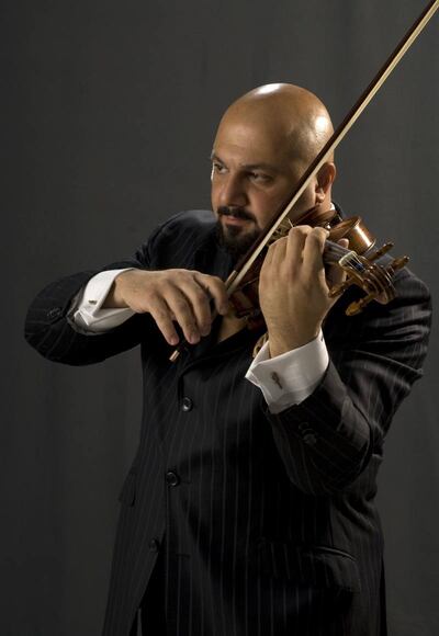 Violinista ecuatoriano, Jorge Saade.