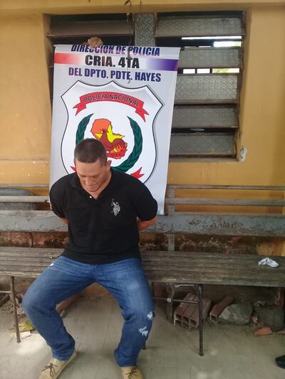 Isidro Adrián Colmán Alem, el detenido.