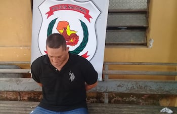 Isidro Adrián Colmán Alem, el detenido.