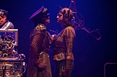 Una escena de la obra teatral "SED"