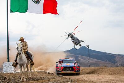 El vigente campeón del mundo, Ott Tanak, quedó segundo con Hyundai i20.