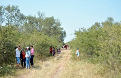 La propiedad invadida se encuentra a unos cinco kilómetros del microncentro de Concepción. El domingo comenzaron a ingresar los ocupantes, que suman más de 900 personas.