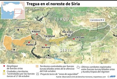 Tregua en el noreste de Siria