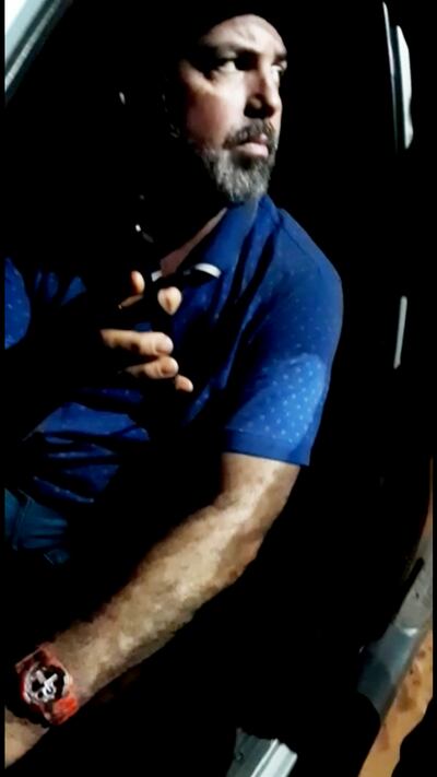 Dorival Marangoni pone en altavoz su celular para que los policías oyeran la orden del intendente de La Paloma.