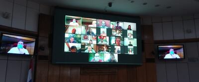 En sesión virtual, el presidente del Senado, Blas Llano, instaló a la bicameral que estudiara la reforma estatal.