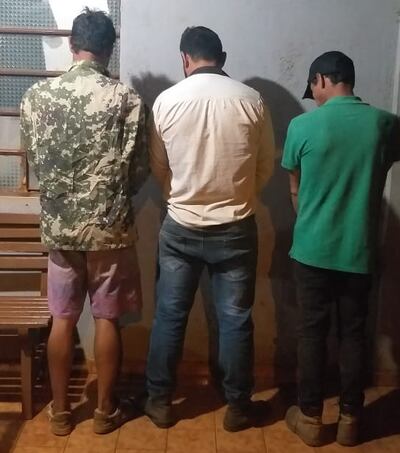 Los detenidos quedaron a disposición del Ministerio Público.