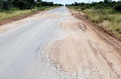 Situación de la Ruta Transchaco, una de las principales vías que será reconstruida en la administración del ministro de Obras Públicas Arnoldo Wiens.