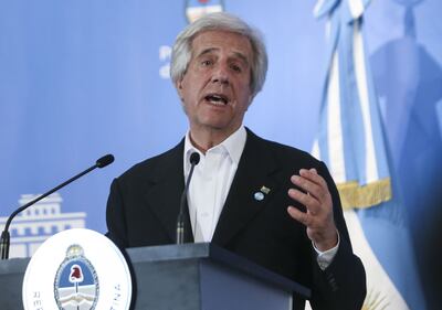 El presidente Uruguay, Tabaré Vázquez.