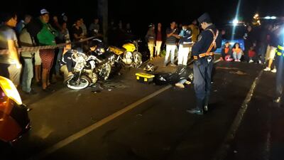 Choque frontal entre motociclistas deja un fallecido en Ypacaraí.