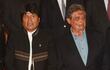 El presidente Evo Morales y el exgobernante Jaime Paz Zamora (1989-1993). (archivo)