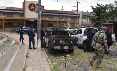 Efectivos policiales y militares rodearon las adyacencias de la cárcel ante el temor de un motín.
