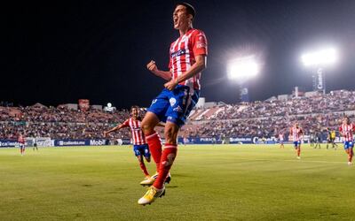 Diego Valdez marcó un triplete en la victoria de San Luis por Copa México.