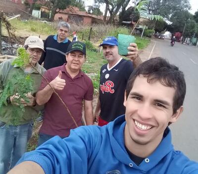 El grupo que dirige “Fernando Reforesta”.