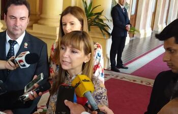 Carla Bacigalupo, ministra de Trabajo.