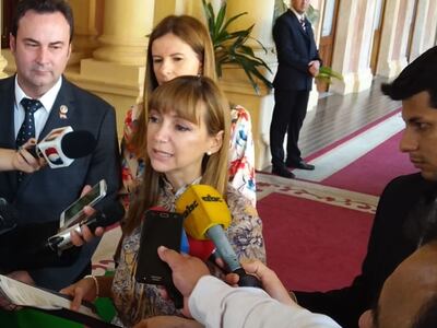 Carla Bacigalupo, ministra de Trabajo.