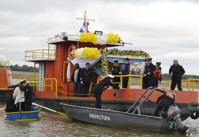 La Marina paraguaya honró  a su santa protectora, la Virgen Stella Maris, con una procesión náutica en San Antonio.
