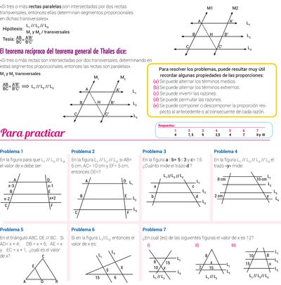 Teorema general de Thales