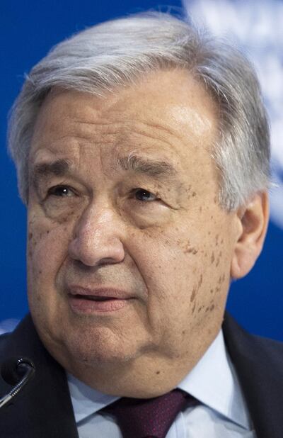 Antonio Guterres, secretario general de la ONU.