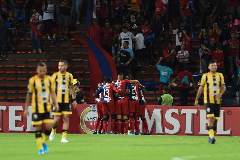 Aldo Bobadilla, Independiente Medellín, Copa Libertadores.