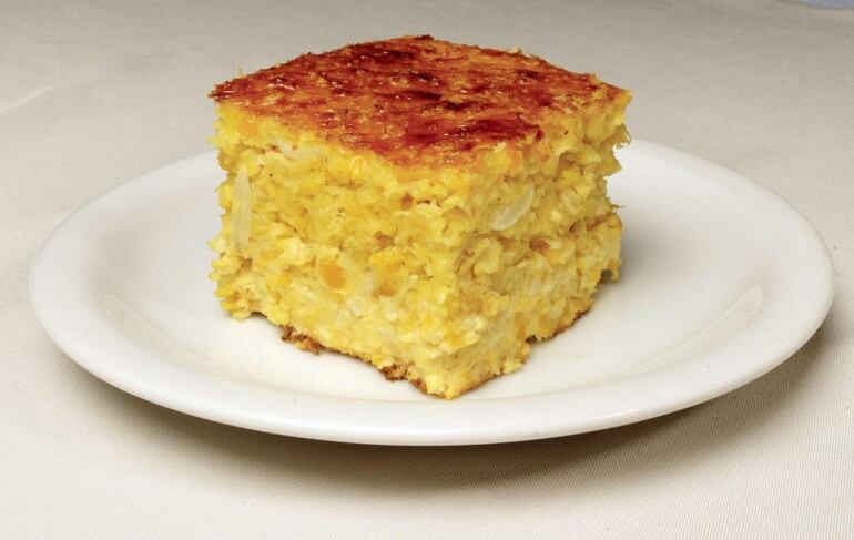 Chipa guasu, una de las comidas típicas de fin de año. (Foto: Archivo, ABC Color). 