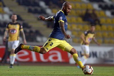 Alexis Rolin durante un partido con la Universidad de Concepción.
