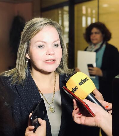 Senadora Lilian Samaniego