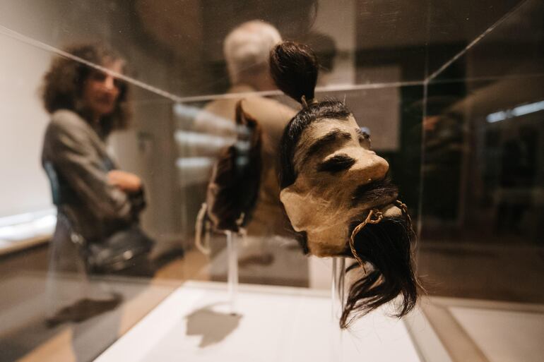 Exhibición por el aniversario de Alexander von Humboldt en el Humboldt Forum, en Berlín, Alemania.