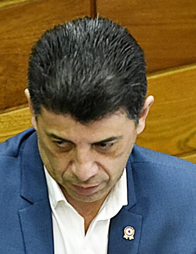 El senador Víctor Ríos (PLRA, efrainista) fue uno de los legisladores que repudiaron al Ejecutivo y a los oficialistas.