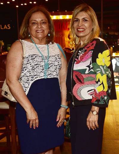 Marta Mareco de Ros y María Eugenia Guex de Pastore.