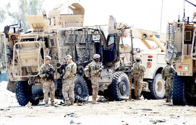Imagen de archivo de soldados estadounidenses desplegados en Afganistán, tras los ataques terroristas en EE.UU., de 2001.