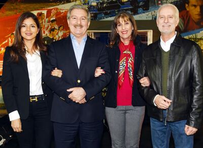 Cynthia Caje, Miguel Carrizosa, Gisela Carrizosa de Fiorio y Camilo Carrizosa.