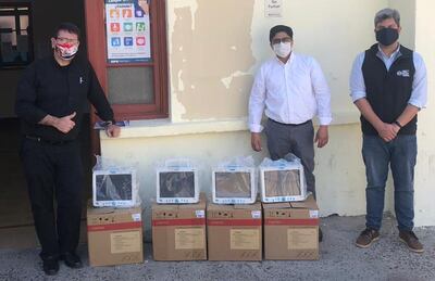 Los equipo fueron entregados a las autoridades de la Décima Región Sanitaria.