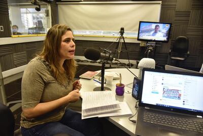 Diputada Kattya González, en estudios de ABC Cardinal.