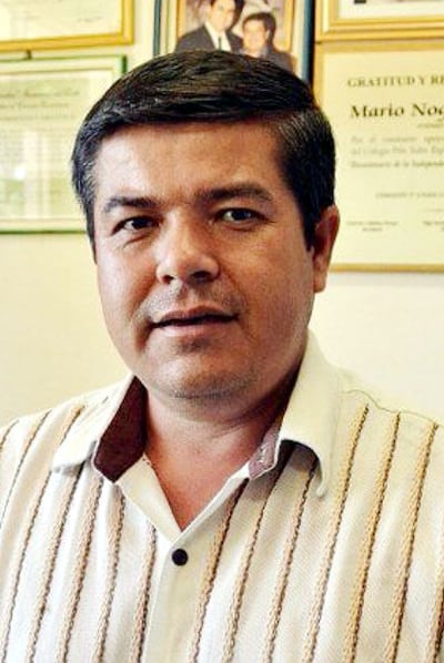 Mario Noguera, intendente.