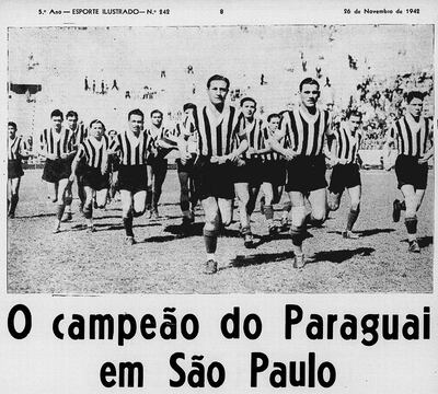 Lo que tal vez muchos no saben del rico historial futbolístico de Arsenio Erico es que participó de una gira con Libertad por Brasil, en noviembre de 1942. Marcó dies goles.