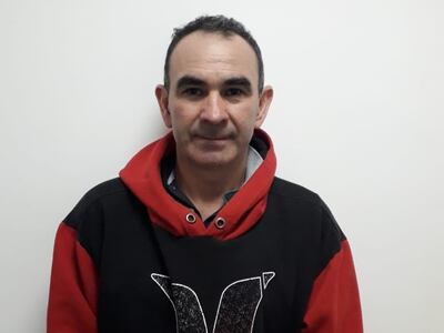 Óscar Luis Benítez llegó a nuestro país poco antes de la medianoche.