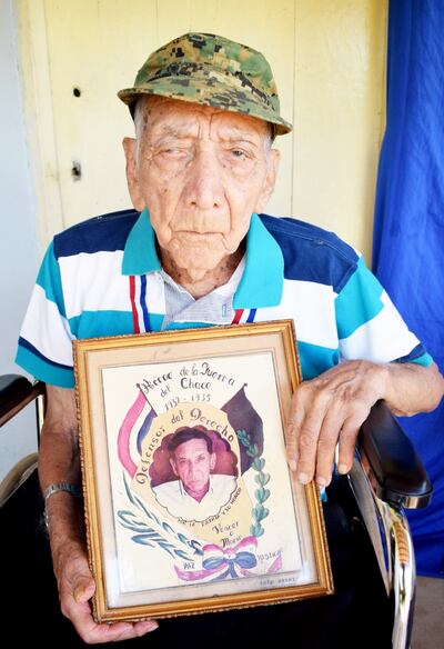 Don “Colá” pidió a los gobernantes  que se ocupen y preocupen más de los  excombatientes que aún viven.