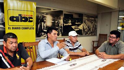 Juan Blas Martínez Florentín, Osvaldo Castillo Esquivel, Tiburcio Villasboa Martínez y Darío Jacquet, en ABC Color.