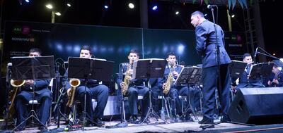 Instrumentos de viento, percusión y teclado forman parte de la Jazz Band, dirigida por el maestro Óscar Barreto.