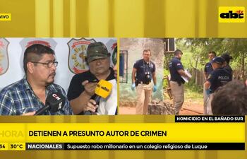 Detienen a presunto autor de crimen