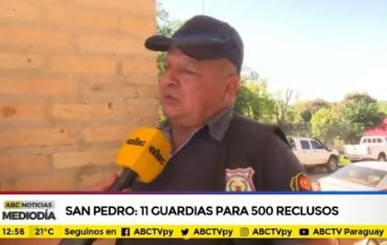 Ángel Espínola, guardiacárcel asesinado.