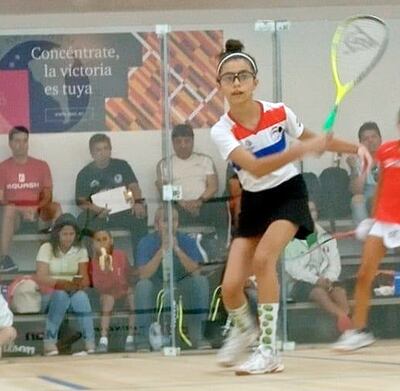 Fiorella Gatti se quedó con la medalla de plata en la categoría Sub 13 del Sudamericano Júnior en Quito, Ecuador.