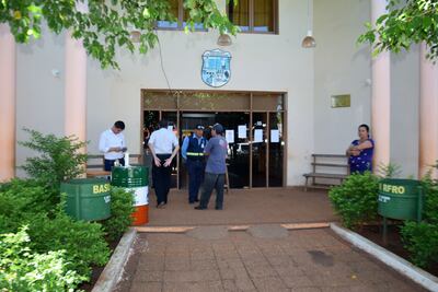 Fachada de la Municipalidad de San Juan Nepomuceno.