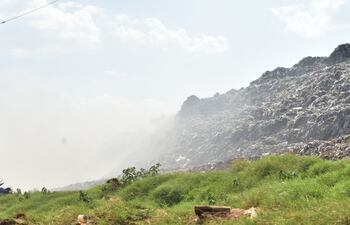 Un nuevo incendio se registra esta tarde en Cateura.